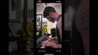 Michele Morrone Playing Piano #michelemorrone #shorts