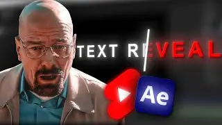 How to REVEAL text with an object | EASIEST METHOD