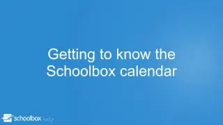Getting to know the Schoolbox Calendar - LMS Tools
