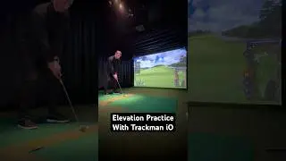 Golf Simulator Elevation Practice at Tiger Woods Marcella Club w/ Trackman iO 