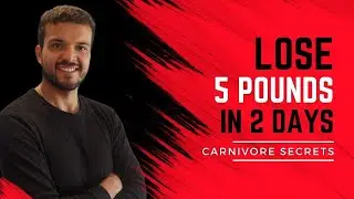 How I Lost 5lbs In 48 Hours Easily and Consistently - Carnivore Diet Awesome Hacks