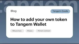 Как добавить собственный токен в Tangem Wallet