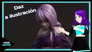 💯😎Daz illustration in DAZ STUDIO 3D and clip studio Ham Hams! Live ✍💯