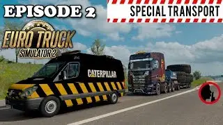 Special Transport- Euro Truck Simulator 2 - 1.31- Huge Tires -Episode 2- Quiet Trucking