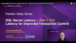 SQL Server Latency (Part 1 of 2) Latency for Improved SQL Transaction Commit (NVMe, NVMe-oF)