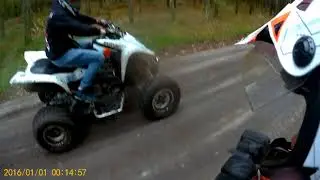 HONDA TRX 300EX vs SUZUKI LTZ400