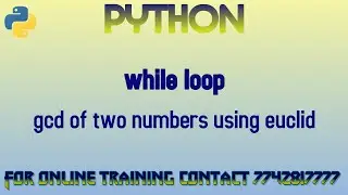 gcd of two numbers in python in hindi