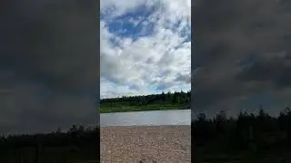 Утро на реке Амга, Якутия