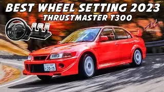 Thrustmaster T300 RS GT Best Force Feedback Settings For Assetto Corsa 2023