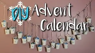 DIY Christmas Advent Calendar! Easy Holiday Countdown!