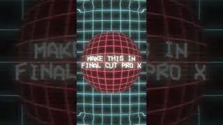 Link in bio to make this 😉 #videoediting #finalcutpro #synthwave #fcpx #apple #editing #80s #vhs