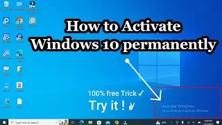 How to activate windows 10 with full tutorial | Activate windows with prompt command | Windows 10