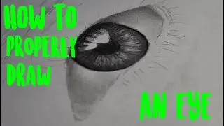 How to PROPERLY shade an eye 👁️ #shading #howto #tutorial #entertainment #art #funny #bored