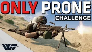 ONLY PRONE CHALLENGE - I went prone and never got up again - PUBG