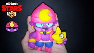 Making brawl stars Gene - clay art