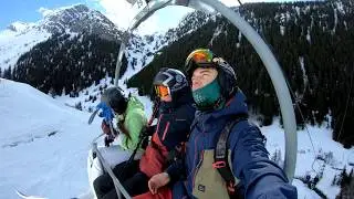 GoPro Hero 6: SKIING - my brother's ski flew out 😯