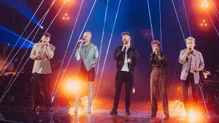 Calum Scott whit all the finalists  