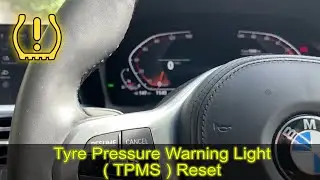 2021 BMW 318 tyre pressure warning reset