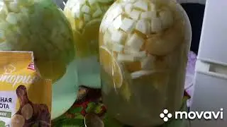 № 235 #Кабачки маринованные и компот с апельсинами...Заготовки на Зиму!!