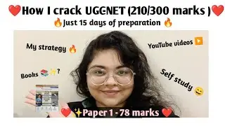 How I cracked UGC- NET in First attempt✨ and how u can do it too 🔥❤️ paper 1- 78 marks (39 que ✅ 💯) 