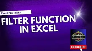 Excel Pro trick | Filter function in Excel