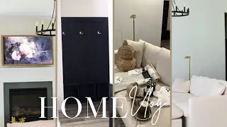 HOME VLOG| FALL SHOPPING🍂 New couch, Mudroom, DIY Frame TV