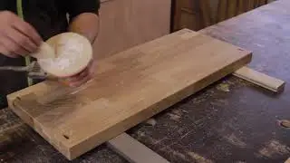 дубовая консоль