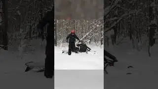 Самоделка и глубокий снег