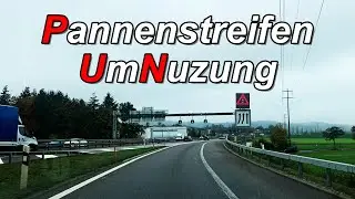 Pannenstreifenumnutzung PUN - Wie fahre ich auf der Autobahn?