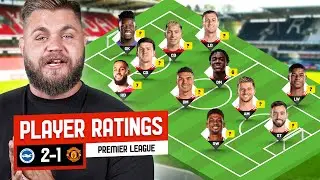 Zirkzee Is Unlucky?! Rashford should be dropped?! PLAYER RATINGS… Man United 2-1 Brighton