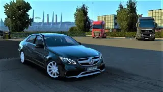 Dortmund to Duisburg - Mercedes E63 577 bg - ETS2 // Logitech G29 Gameplay