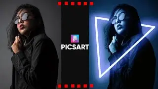 Neon Light Effect Photo Editing in PicsArt || PicsArt || Editing on Mobile || 