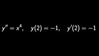 Solve initial value problem