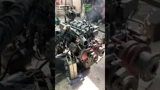 Первый запуск двигателя Weichai-Power WD-615 для самосвала HOWO после капремонта