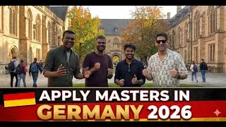 Apply for MS in Germany 2026 | Complete Step-by-Step Application Guide 🇩🇪