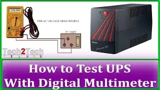 How to Test UPS With Digital Multimeter | How to use Multimeter