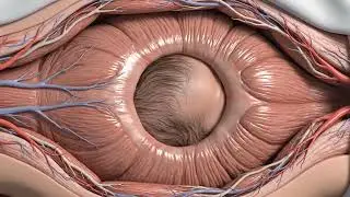 Normal delivery process 3D 