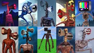 ВСЕ ВИДЫ СИРЕНОГОЛОВЫХ В МАЙНКРАФТ ТРЕВОР ХЕНДЕРСОН SCP 6789 SIREN HEAD MINECRAFT МОД