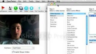 How to use camtwist with skype