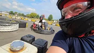 Первый раз на картинге в Пинске. Эмоции зашкаливают!