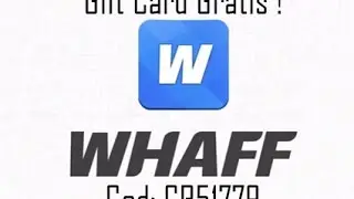 RP/CASH/GIFT CARD GRÁTIS !!! - APP WHAFF