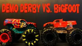 Demo Derby Vs.  Bigfoot - Hot Wheels Monster Trucks