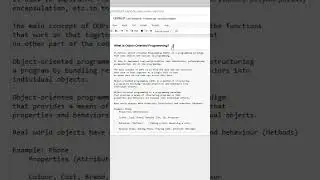 3.8 What is Object oriented programming? #pythontricks #coding
