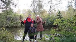 VLOG: HOORAY, I CATCHED IT! WE DIDN'T EXPECT SUCH A CATCH FROM OUR DAUGHTER!