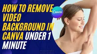 How to remove video background in Canva under 1 minute - How to use Canva in 2022