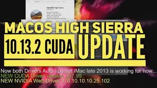 macOS High Sierra 10.13.2 CUDA update.