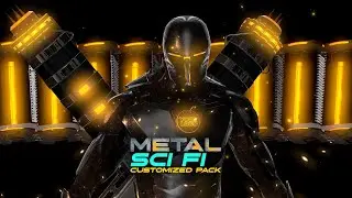 Metal SciFi - Customized Pack - 10 Videos 4K  (DJs / VJs / Nightclub / Events) maverixs.com