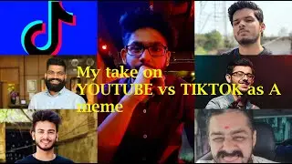 My take on youtube vs tiktok as a meme|yomesh devgan|