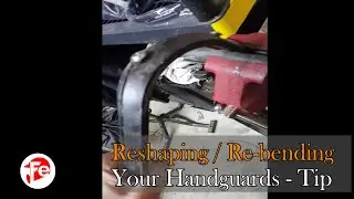Bent Handguard Repair Trick  DIY ATV Adventure Bike Dirt Bike