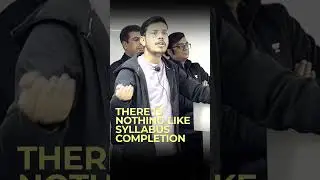 Start Solving Questions! There is Nothing Like Syllabus Completion🤯 | Dr. Anand Mani